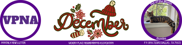 December Neighborhood Newsletter