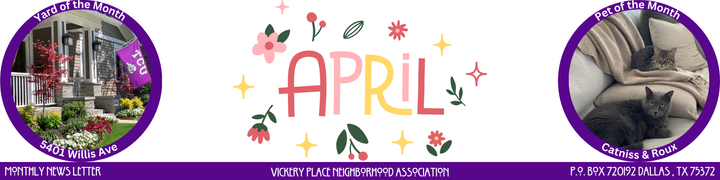 April Neighborhood Newsletter