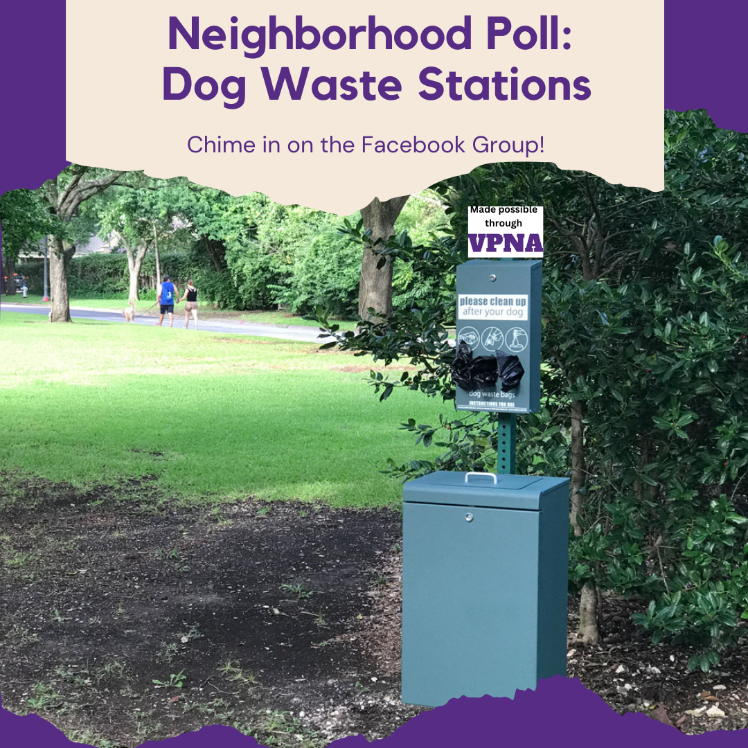 Neighborhood Poll - Dog Waste Stations