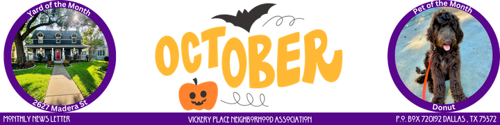 October Neighborhood Newsletter